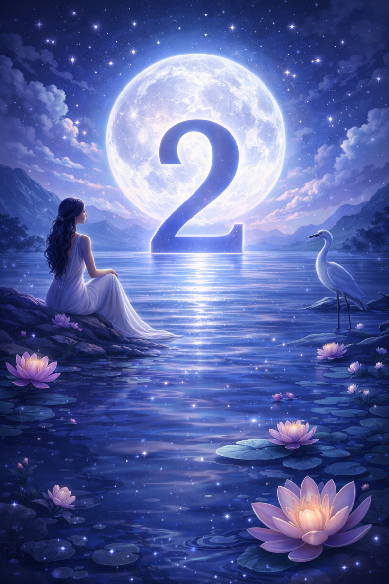 Ведична нумерологія: Число 2 місячні чутливість та краса